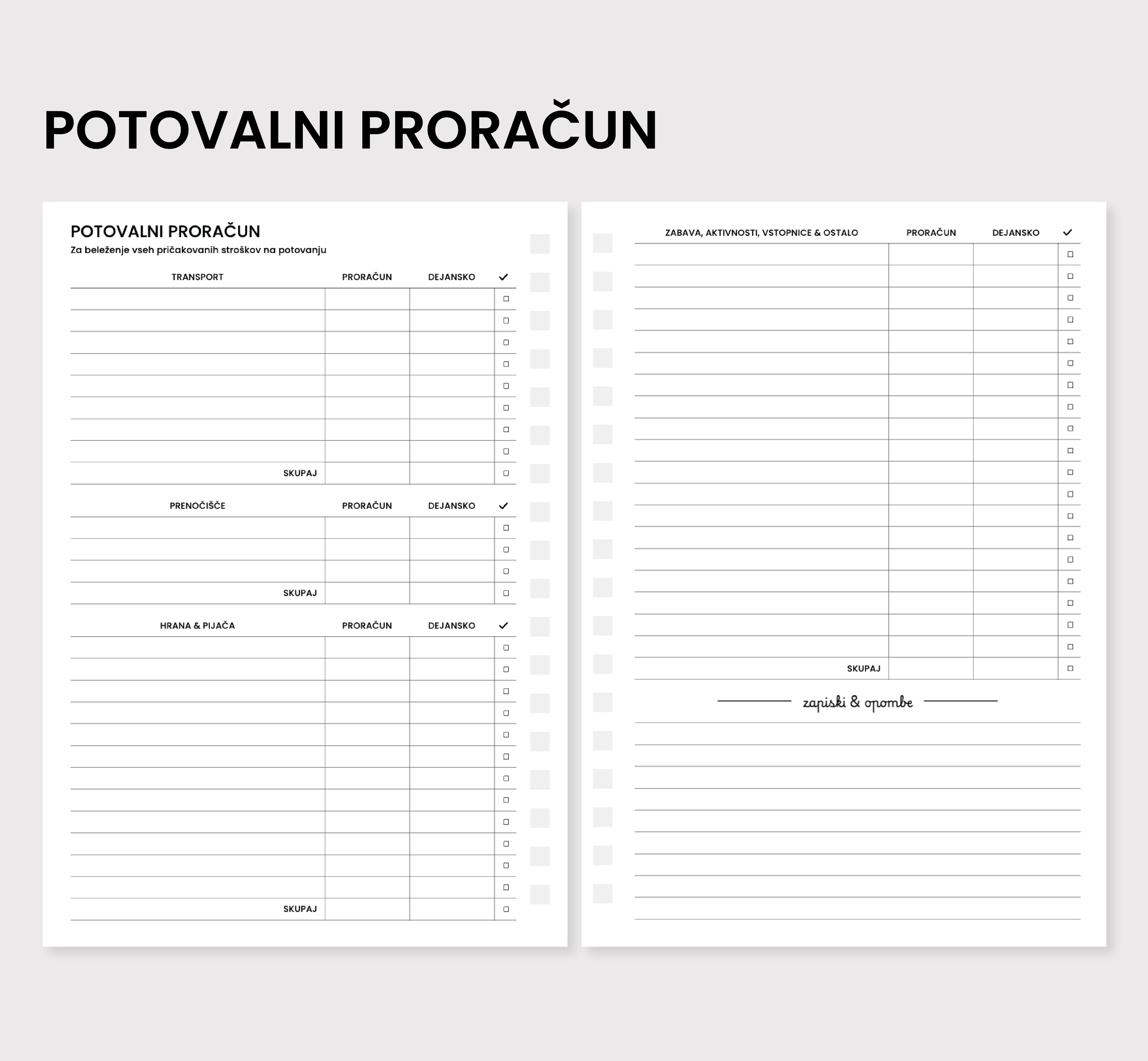 Potovalni proračun