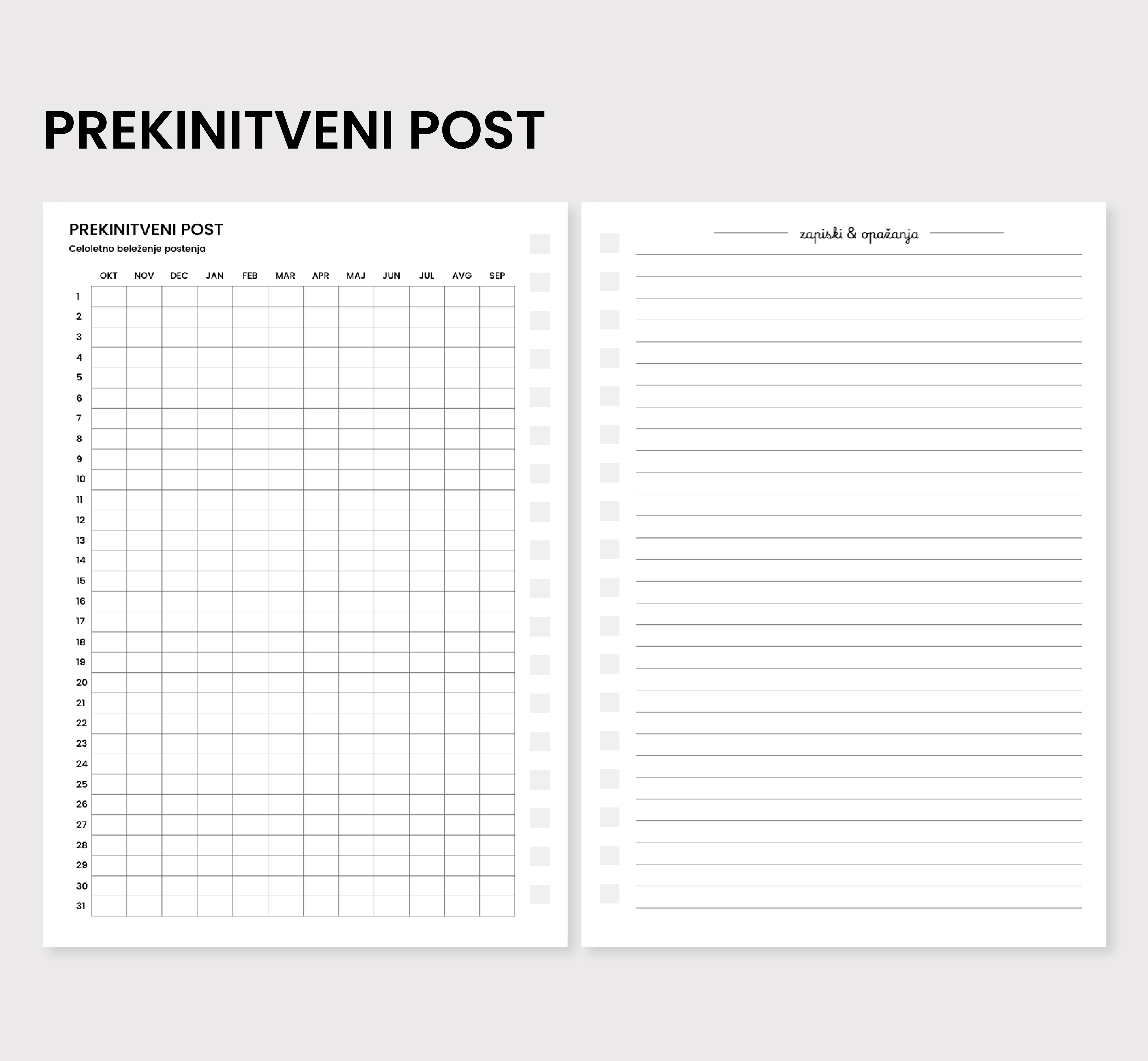 Prekinitveni post
