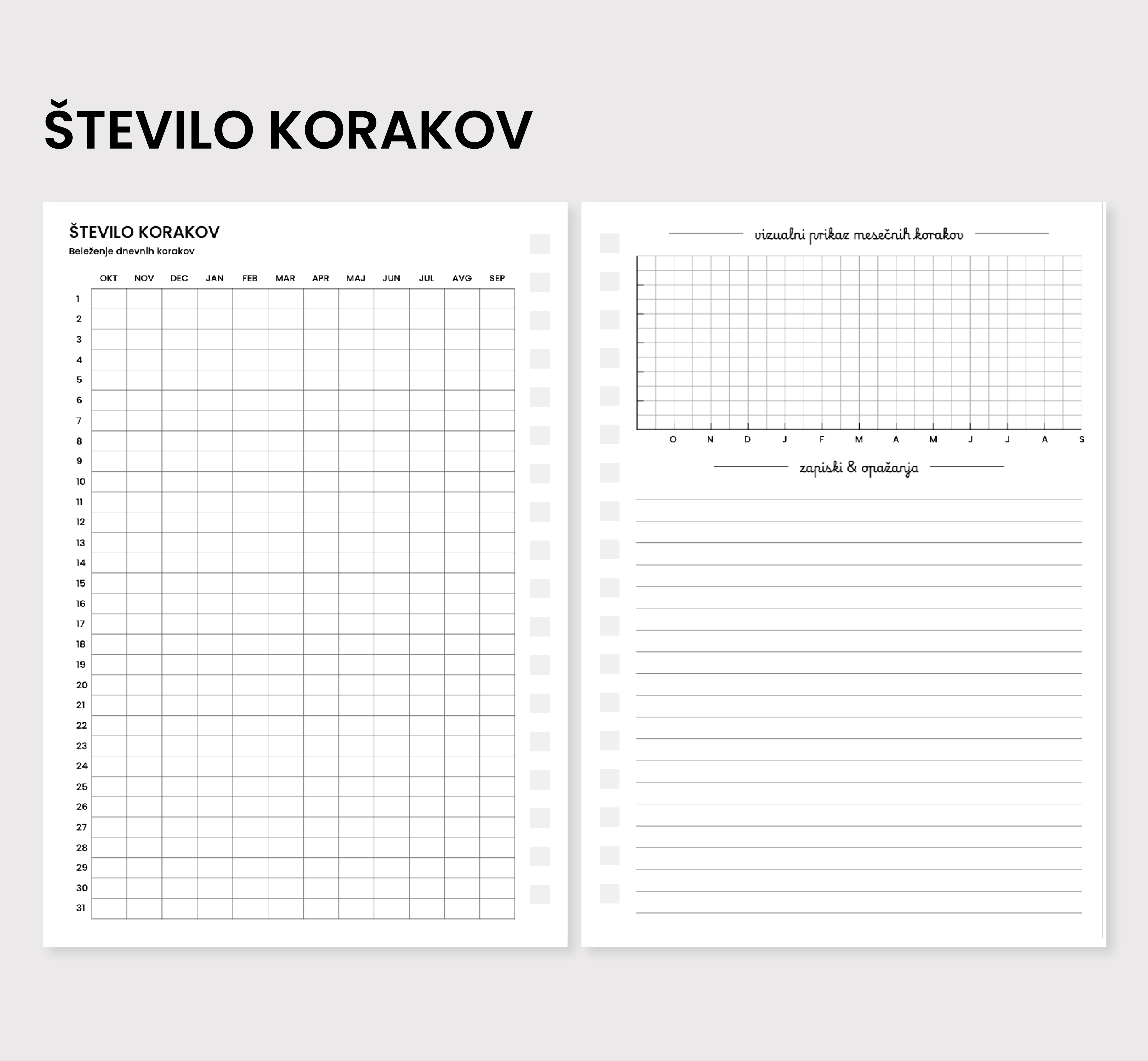 Število korakov